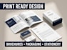 design print ready brochures, packaging and business stationery