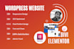 design or redesign wordpress websites or pages