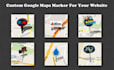 make you a custom google map marker for your website
