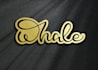 lettering word mark or a text logo
