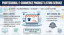 upload products on woocommerce or shopify or any other site