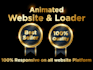 do svg json GIF, and lottie animated animations for website