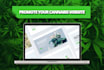 promote your content on my popular cannabis blog