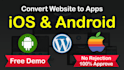 convert your website into ios and android apps