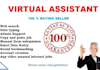 be your virtual assistant or personal assistant for â˜…2 HOURSâ˜… high quality only