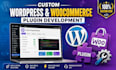 develop custom plugin for wordpress or woocommerce