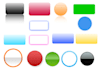 create button and icon designs