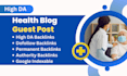do health guest post on high da DR blog with dofollow backlink