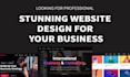 design a professional and modern website for your business