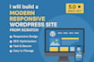 build a modern responsive wordpress website from scratch