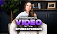 make a promotional spokesperson video