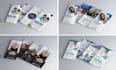 tri fold brochure two fold brochure design