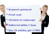 write a 400 word blog post or SEO article and submit to free blog site