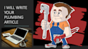 write an article for your plumbing service or blog