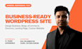design, redesign professional wordpress website for business