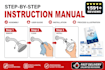 draw instruction manual, step by step for your product