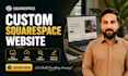 design a custom squarespace website design or redesign