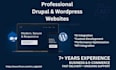 develop custom websites using drupal, wordpress or any cms