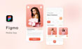 design modern mobile app UI UX for ios and android in figma
