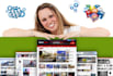 create professional automated self updating wordpress website