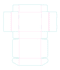 create blank white dieline template for your packaging