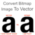 help you trace your bitmap image to SVG vector