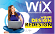 do wix or wix website design or wix website redesign