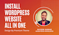 create wordpress website designs with elementor pro