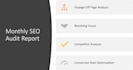 provide you monthly SEO report of your site