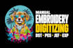 do manual embroidery digitizing for logo in dst pes jef and exp