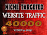 guarantee to provide 40k niche targeted website traffic
