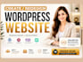 create your wordpress website design, portfolio website development in elementor