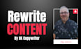 rewrite and improve your website copy as a UK native