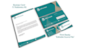 design professional business card, letterhead and stationery