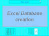 create a simple Database in Excel