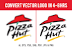 do vector logo, vectorize image, recreate, and redraw using adobe illustrator