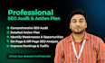do a professional SEO audit and create an action plan