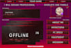 design professional twitch overlays and panels