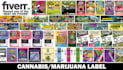 design cannabis mylar pouch, preroll, jar, vape, cbd, package label