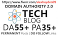 submit guest post in tech blog da 55 plus