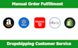 manually fulfill order for dropshipping