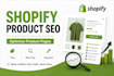 optimize shopify product pages for search rankings