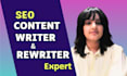 be an SEO content writer and rewriter