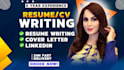 provide professional resume writing, CV and cover letter service
