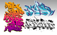 create any text in graffiti style