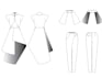 draw technical flat illustrations