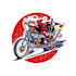 create custom illustration for your motorcycle as you request