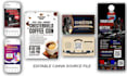 design business card, door hanger, flyer, invitation, social media, ads in canva