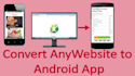 create websites to android app through webview