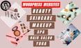 design a stunning beauty, spa, skincare, yoga, or salon website